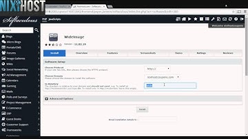 Installing Wideimage with Softaculous in cPanel