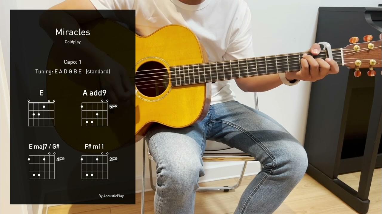Miracles Coldplay Cover Guitar YouTube