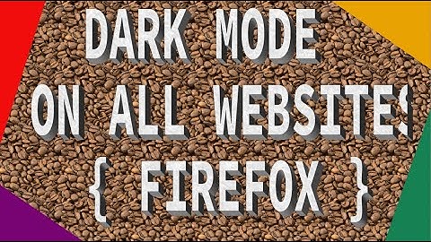Get Dark Mode For Every Website (Firefox) | Dark Reader