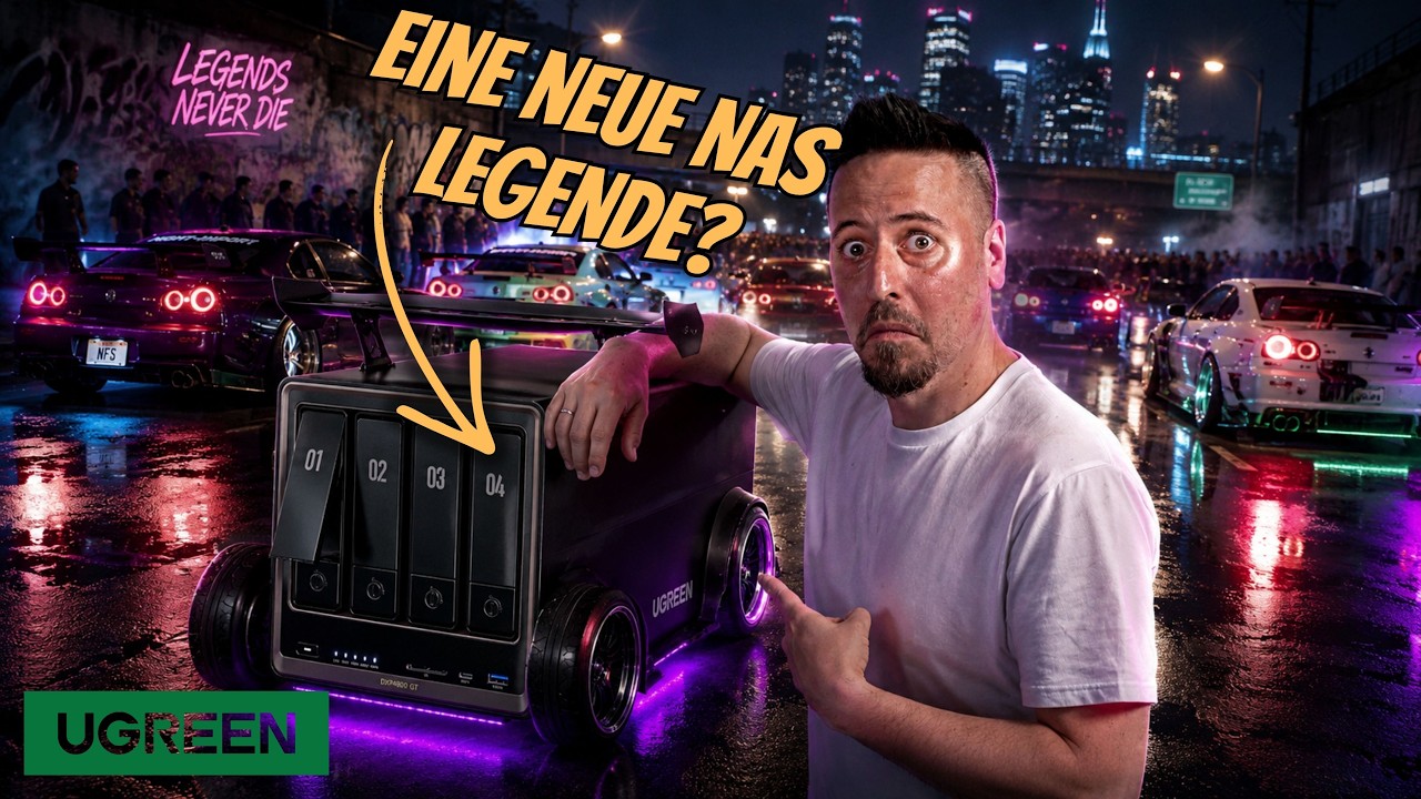 Hol dir ein UGREEN NAS wie die DXP4800 GT mit bis zu 25% Rabatt in der Back-to-School Season: 
Offizielle Website
UGREEN NAS collection: https://ai.de.ugreen.com/Ygn287
DXP4800 GT: https://ai.de.ugreen.com/jQH8Lh
Amazon
UGREEN NAS collection: https://bit.ly/3PSH75g
DXP4800 GT: https://bit.ly/4fv6ZhX

UGREEN bringt ihr neues Flaggschiff-Modell, die DXP4800 GT.
Doch was taugt ein NAS im Sportwagen-Sektor? Bekommt ihr hier wirklich GT bei dem Preis?
Und ist sie wirklich tauglich für die Home Server Bedarfe?
Spoiler: Es stecken eine Menge Enterprise und Pro Features in dem kleinen Kasten!

Kapitel:
00:00 Intro: Home Assistant trifft GT
01:15 Tschüss Mini-PC: Warum NAS?
02:29 Unboxing & Werkzeugloser Einbau
03:25 Edles Design mit Kupfer-Look
05:14 UGOS & Home Assistant Support
07:36 App Center Highlights (RTSP, VPN & Co.)
09:40 Herzstück: AMD Ryzen CPU
10:22 Speed-Upgrade: Dual 10 Gbit Ethernet
12:30 RAM & Speicher-Gigant bis 144 TB
13:51 Enterprise-Feature: U.2 SSD Support
14:58 Für wen lohnt sich die GT?
17:37 Preis & Rabatt-Deal
18:23 Fazit: Echte Synology-Konkurrenz?

Folge mir für mehr Smart Home und Tech-Content:
📸 Instagram: https://www.instagram.com/flowmotionnow
🎥 TikTok: https://www.tiktok.com/@tflow_smarthome

Abonniere den Kanal und aktiviere die Glocke 🔔, um keine zukünftigen Livestreams und Videos zu verpassen!

#ugreen #ugreennas #homeassistant #nassetup #homeserver