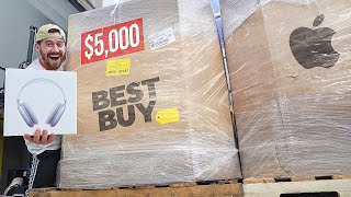 I Bought A BEST BUY Return Pallet Filled With Apple AIRPODS!!