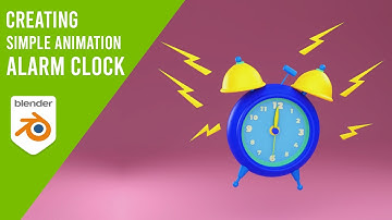 Tutorial Creating Simple Animation 3D Icon Alarm Clock Part 1 : Modelling