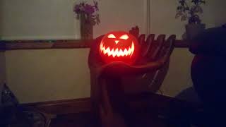 Scary Rgb led Pumpkin