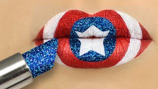 8 DIY Weird Makeup Ideas / Avengers Makeup Tutorial