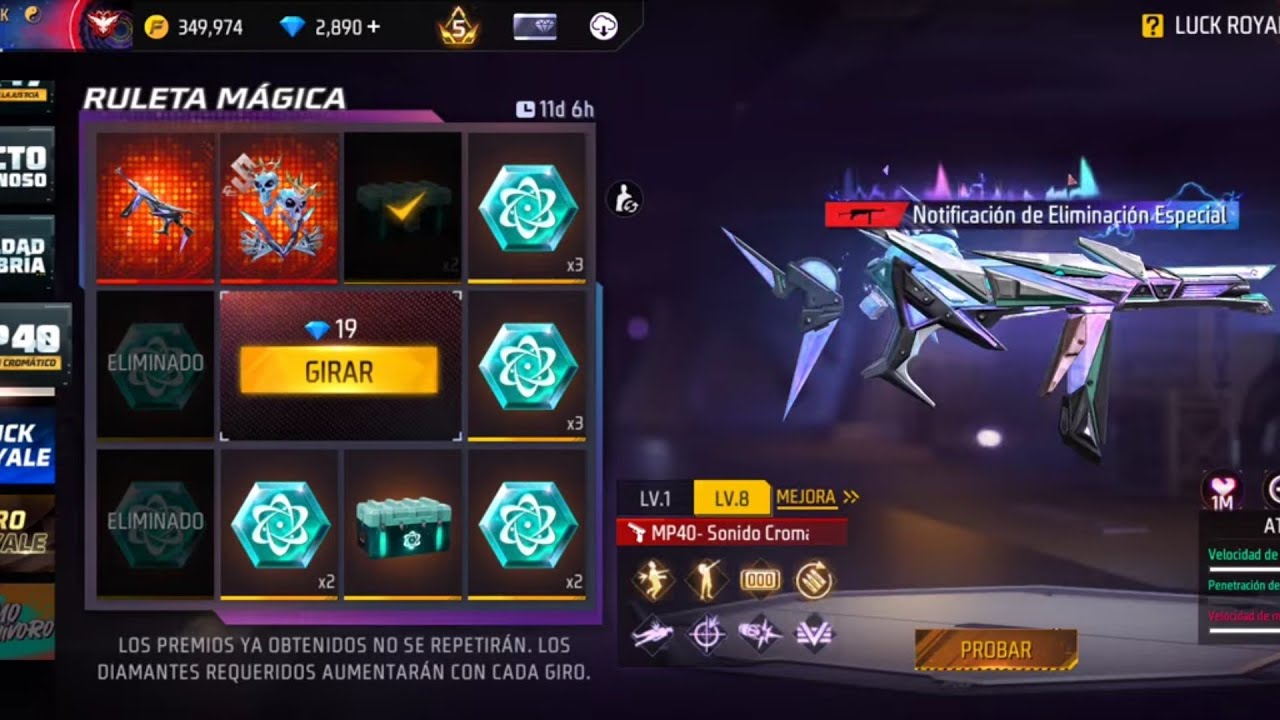 Recargando para la mp40 cromática 