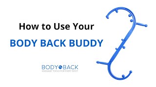 Body Back Buddy Classic - USA Made- Trigger Point Massage Tool, Neck and Back Massager Handheld, Manual Self Massager, Massage Cane, Muscle Knot