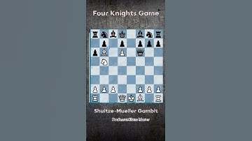 Four Knights Game 🎯 #chess #gukesh #chesstactics #chessmaster #chessgame