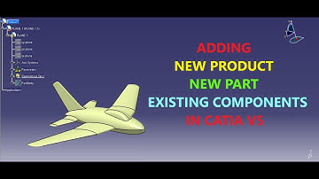 ADDING NEW PRODUCT / NEW PART / EXISTING COMPONENT IN CATIA V5
