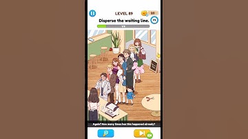 Annoying Puzzle Game - Level 89 - Disperse the waiting line.