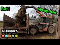 Mucking out the cow shed (Spring) - Part 1