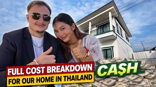 The REAL Cost of Building Our House in Thailand 🇹🇭 (Full Breakdown)
