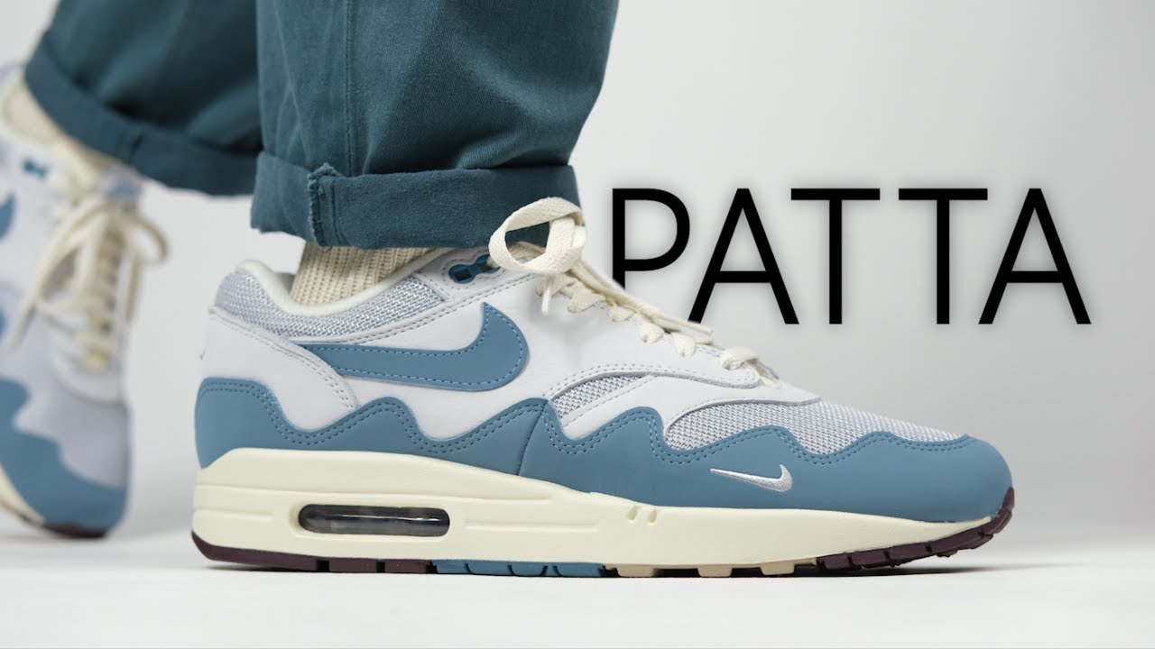 Empezó HYPE por los MAX 1? NIKE Air 1 PATTA Waves Noise Aqua REVIEW - YouTube