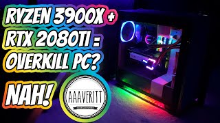 That New New Overkill PC Build Ryzen 9 3900x + RTX 2080ti All Water Cooled Silent Editing\/Gaming Rig