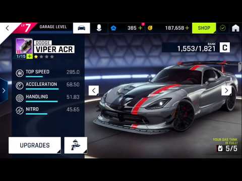 Asphalt 9 Dodge Viper Acr 4444 Upgrades Prices - Youtube