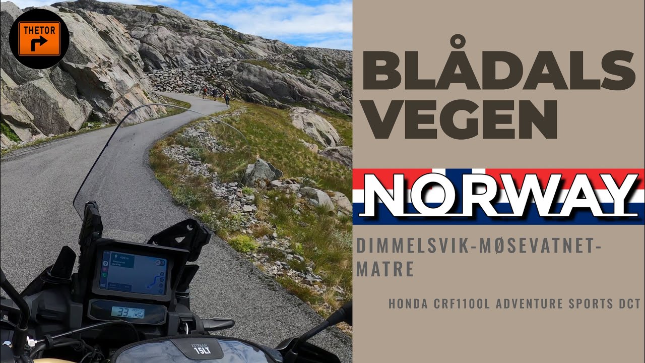 Blådalsvegen (Full length) | Mountain Road | Vestland, Norway | Honda CRF1100 L Africa Twin AS DCT