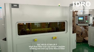 high flow filter end cap welder-welding one cap