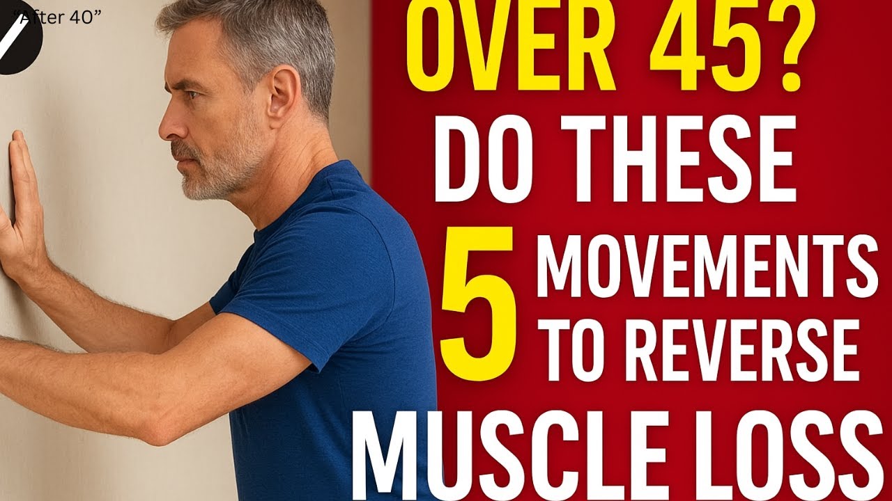 Over 45? Do THESE 5 Movements to Reverse Muscle Loss Naturally (No Gym ...