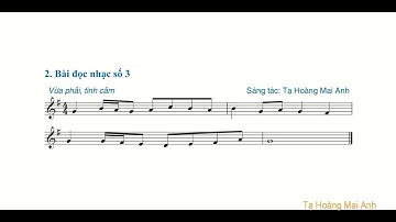 SGK Âm nhạc 10 Cánh diều – Chủ đề 3 – Đọc nhạc: Bài đọc nhạc số 3 (Hát mẫu)