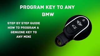 HOW TO PROGRAM KEY TO ANY MINI (TUTORIAL) (KEY PROGRAMMING)