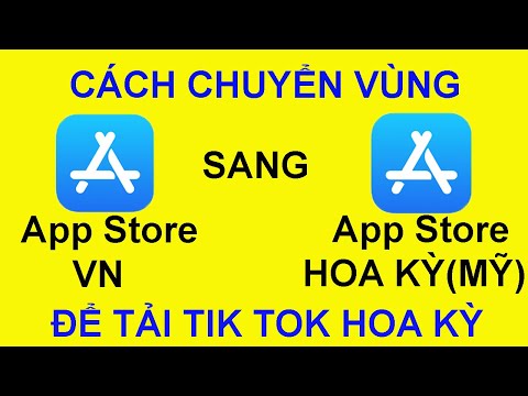 Video CÁCH CHUYỂN VÙNG APP STORE VIỆT NAM SANG HOA KỲ(MỸ) - youtube