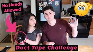 Couple's Duct Tape Challenge: No Hands Challenge