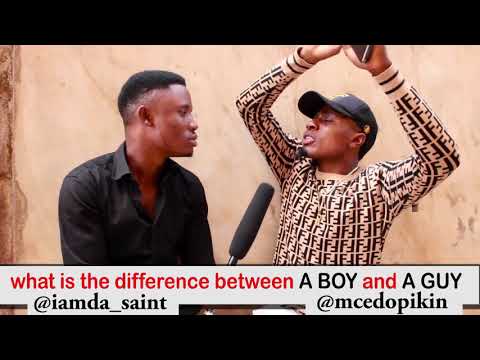 MC EDO PIKIN - Diffrence Between a Boy & a Guy