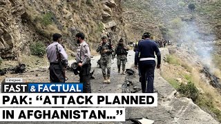 Fast and Factual LIVE: Pakistan Military Blames Afghanistan for Suicide Bombing Attack in March