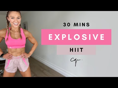 30 Min EXPLOSIVE FULL BODY HIIT WORKOUT at Home | No Equipment