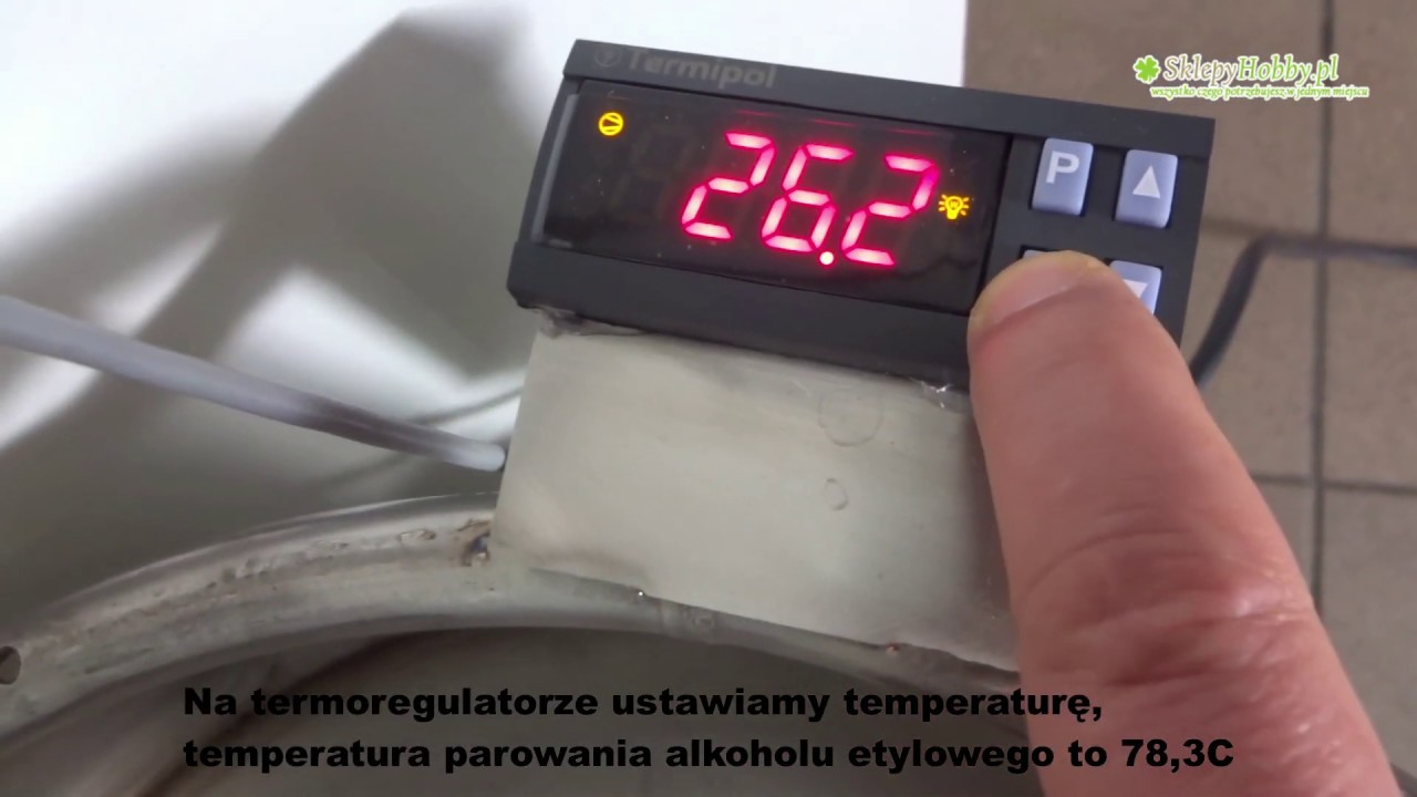kolumna rektyfikacyjna, destylator automat - aparatura do bimbru z  termoregulatorem - YouTube