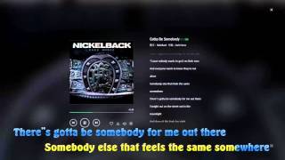 Nickelback - Gotta Be Somebody lyrics video HD 1080p