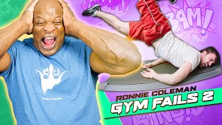 Ronnie Coleman REACTS to Insane GYM FAILS!!!