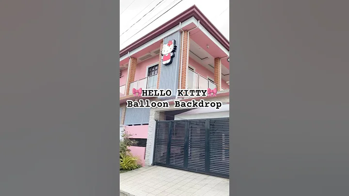 🎀HELLO KITTY Decor for a HELLO KITTY lover!! 😱 Pressure is real! #hellokitty #mamabearballoons