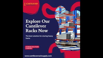 Maximize Your Storage with Cantilever Racks! 💪📦 #CantileverRacks #WarehouseStorage #HeavyDutyRacks