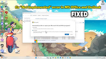 (FIXED) "Not Implemented" error in MS Office and Outlook