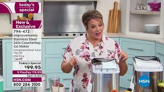 Improvements Portable Ice Maker with 26 lb. Capacity