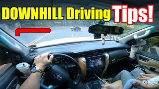 Downhill Driving Tips  Pov Drive Antipolo City  Tereza Rizal  Zigzag Road