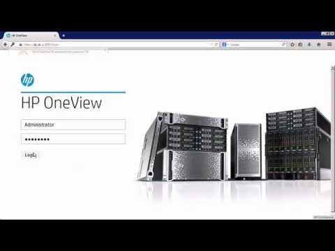 HP OneView Configuration Demo and Tutorial