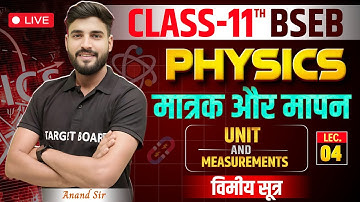 Physics Class 11 Chapter 1 Bihar Board | Class 11th Physics Chapter 1 bihar Board | Class 11 Physics