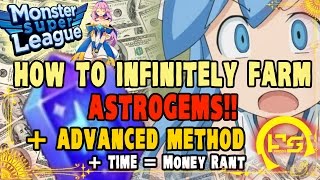 Monster Super League GUIDE!! HOW TO INFINITELY FARM ASTROGEMS!! + ADVANCED METHOD + PROGRESSION RANT screenshot 1