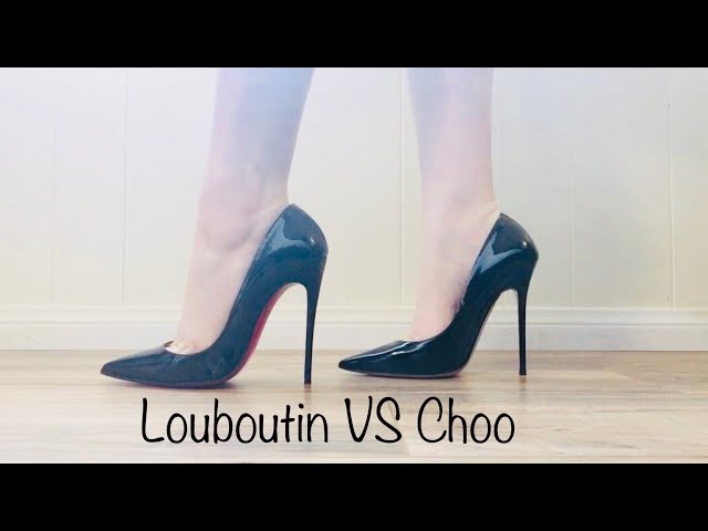 CHRISTIAN LOUBOUTIN, WALKING ON PIGALLE 120 MM vs WALKING ON SO KATE 120  MM