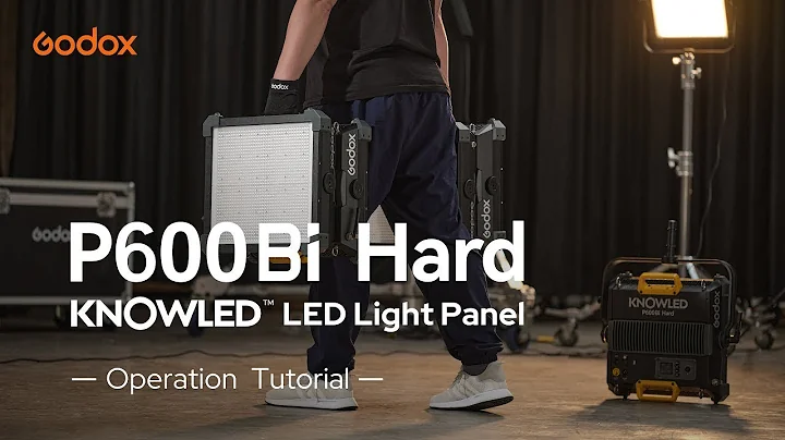 Godox P600Bi Hard KNOWLED LED Light Panel 💪 Operation Tutorial