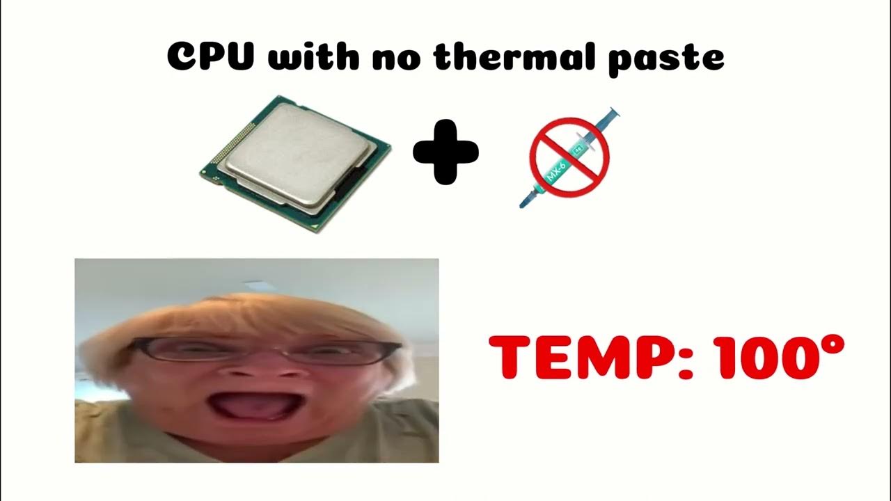 How thermal paste works YouTube