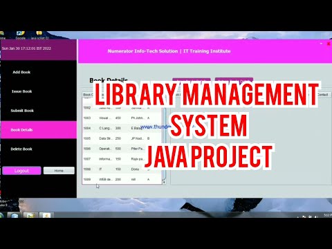 Library Management System Project in Java