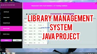 Library Management System Project in Java