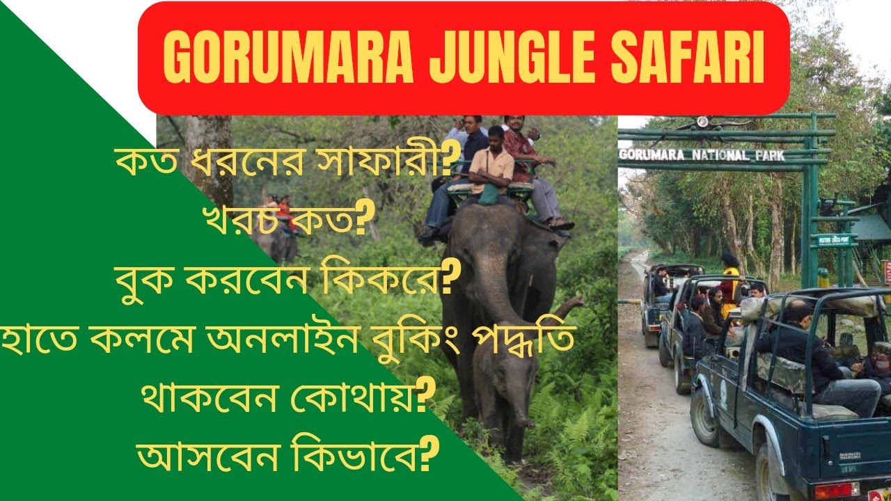 gorumara jungle safari booking