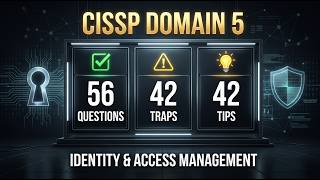 CISSP Domain 5: Identity & Access Management – 56 Questions, 42 Traps, 42 Tips