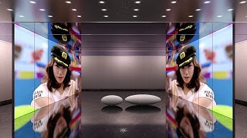 HD Indoor Auto Rotating LED display&Open and Close Led Video Wall