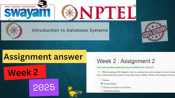 NPTEL Introduction to Database Systems ||Week 2 Assignment 2 Answers Solution Quiz |2025Jan|#nptel