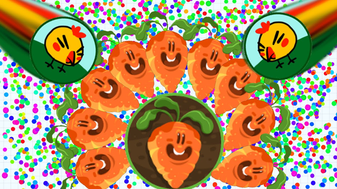 Agario Epic Solo High Score 38K+ Giant Carrot Taking Over! (Agario Best Moments)
