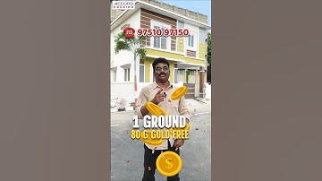 😍3BHK Individual House for sale in Chennai Poonamallee🤩 Villa Plots For Sale😍Gated Community😍#home